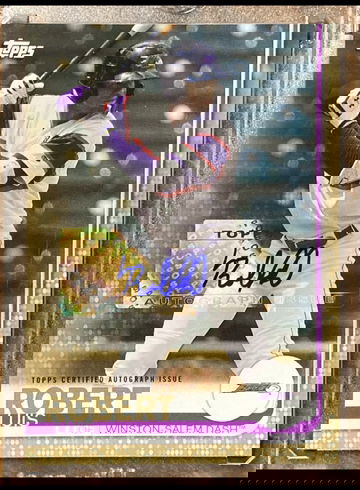 2019 Topps Pro Debut Luis Robert Gold Autograph 7/50