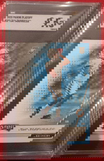 2020 Panini Playoff Tua Tagovailoa Rookie SGC 9.5