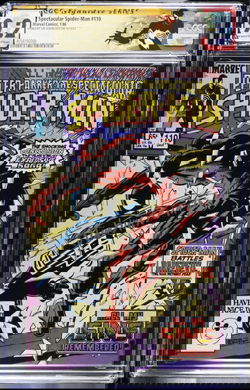 Peter Parker the Spectacular Spider-Man #110 | CGC SS 9.2 | CGC Signature Series Artist: Joe Rubenstein