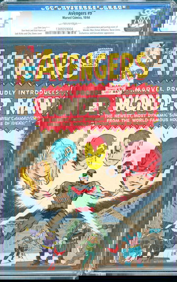 Avengers #9 (1964) CGC 4.5 - 1st app. & origin of Wonder Man (Simon Williams)