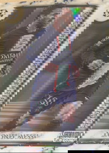 2023 Topps Stadium Chrome Lionel Messi Championship Contributions PSG Argentina