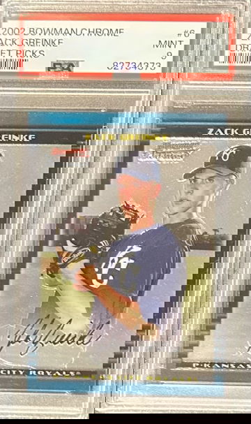 2002 Bowman Chrome Zack Greinke