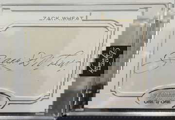 2020 Topps Dynasty Zack Wheat Cut Auto 1/1 Dodgers 