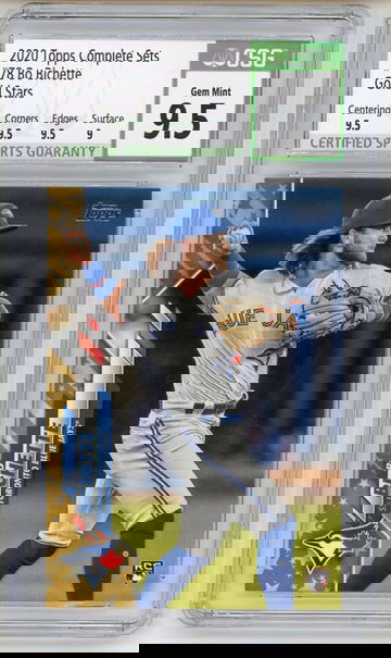 2020 Topps Complete Sets Bo Bichette RC Gold Stars CSG 9.5 Gem Mint