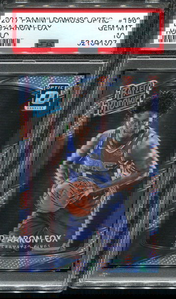 De'Aaron Fox Optic Holo PSA 10