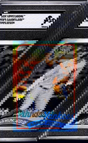 2024 Topps Chrome #89CB-2 Aaron Judge '89 Des. SGC 9