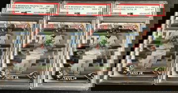 (3) 2016 Bowman Draft Fernando Tatis Jr PSA 10 Lot