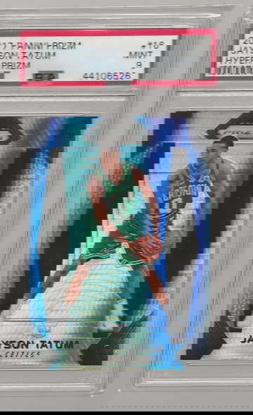 Jayson Tatum 2017 Panini Prizm Hyper #16 PSA 9 Mint LOW POP!