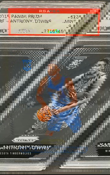 Karl-Anthony Towns 2015 Panini Prizm PSA 9 Rookie 