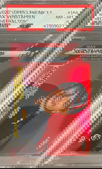 2020 Topps Chrome F1 Max Verstappen Red Refractor /5 Formula 1 Red Bull Grand Prix DOTD Germany #164