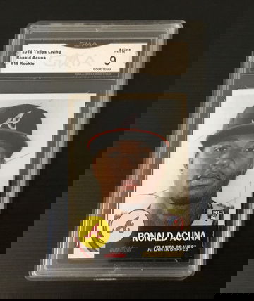 2018 Topps Living Ronald Acuna Mint! Rookie MVP