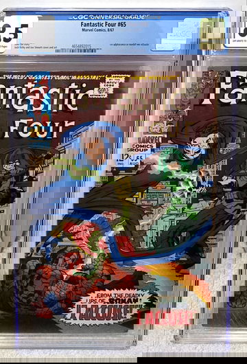 Fantastic Four #65 (1967) CGC 8.5 - 1st Appearance of Ronan Marvel Comics Key