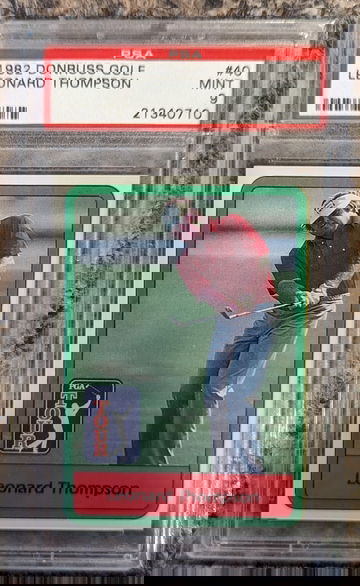 1982 Donruss Leonard Thompson PSA 9 Golf