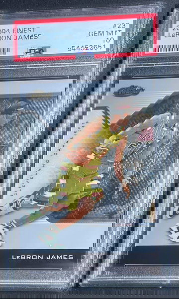 2004 Topps Finest Lebron James #23 PSA 10 GEM MINT Lakers HOF MVP