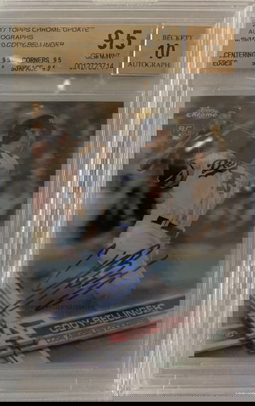 2017 Topps Chrome Update Autographs Cody Bellinger HMT 10 PSA 10
