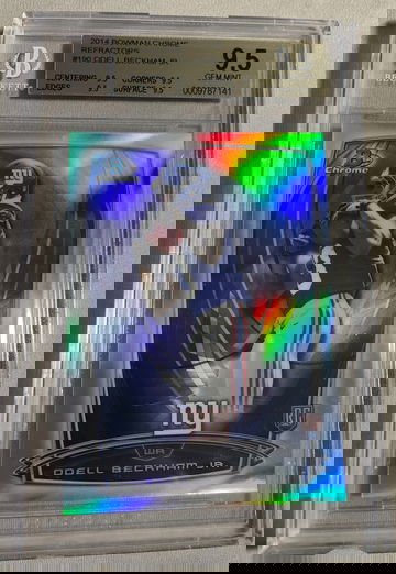 ODELL BECKHAM Jr 2014 BOWMAN CHROME Refractor BGS 9.5 True Gem Low Pop