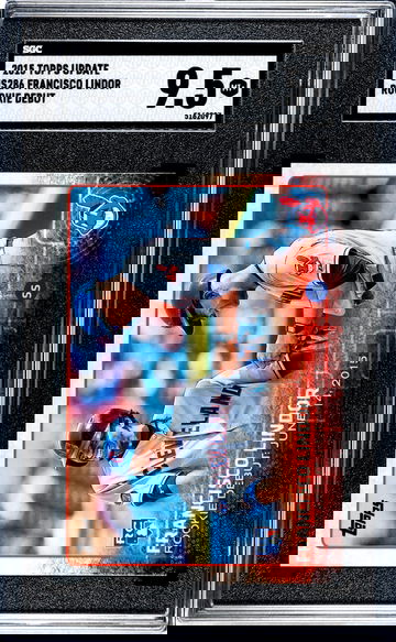 2015 Topps Update #US286 Francisco Lindor Rookie Debut SGC 9.5