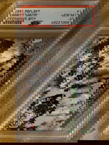 1991 Pro Set Emmitt Smith #1 Offensive Roy PSA 10