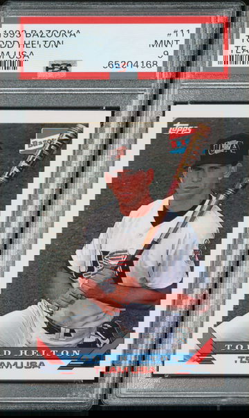 Todd Helton 1993 Topps BAZOOKA #11 HOF Rookie PSA 9 MINT