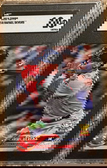 Rafael Devers 2018 Topps #18 - SGC 10 GEM MINT