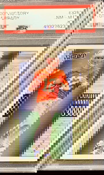 2000 Victory Tom Brady PSA 8