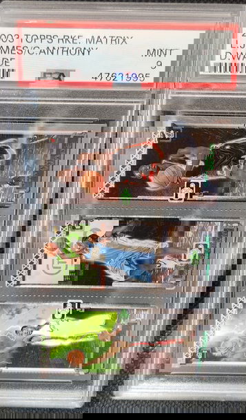 2003 Topps Lebron/Anthony/Wade