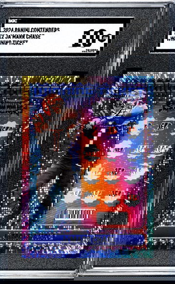 2024 Panini Contenders #12 Ja'Marr Chase Winning Ticket SGC 10