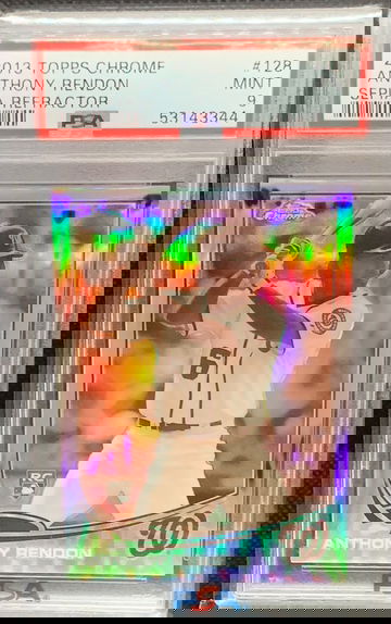 2013 Topps Chrome Anthony Rendon Rookie Sepia Refractor /75 PSA 9