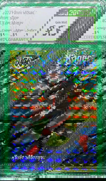 2020 Panini Mosaic Kyler Murray Center Stage Mosaic Prizm CSG 9.5 Gem Mint Pop 1
