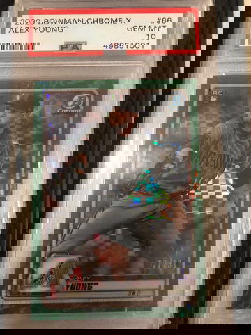 2020 Bowman Chrome X psa 10 Alex Young  31