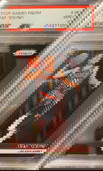 2018 panini prizm Trae Young psa 9