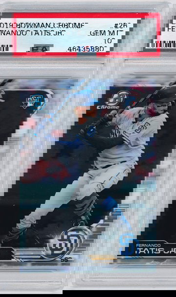 Fernando Tatis Jr 2019 Bowman Chrome PSA 10