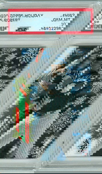 Luis Robert 2020 Topps Holiday SP #HW2 PSA 10 Rookie RC