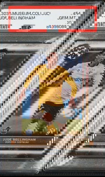 2020 Topps Museum Collection UCL Jude Bellingham #54 PSA 10 Gem RC