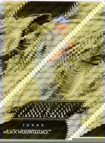 Alex Rodriguez 2023 Panini Chronicles Crusade Gold Vinyl Superfractor 1/1