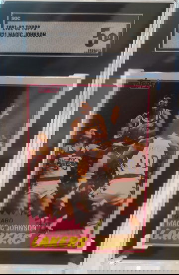 1981-82 Topps Magic Johnson SGC 5