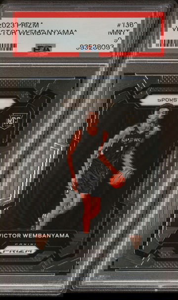 2023 Panini Prizm Victor Wembanyama PSA 9 Rookie Card RC