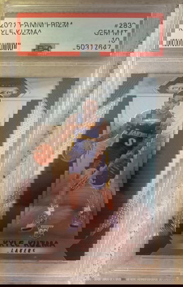 2017 panini prizm Kyle kuzma psa 10