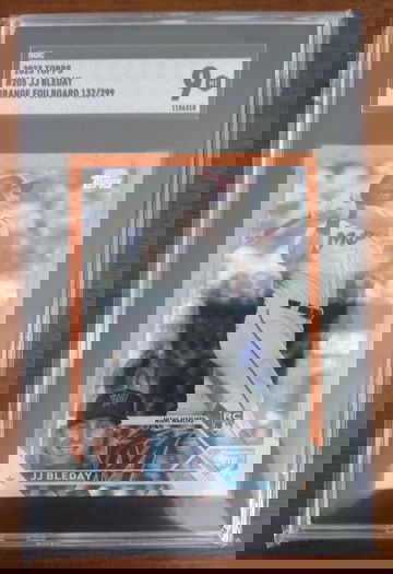 2023 Topps JJ Bleday Orange Foil RC #205 SGC 9 Mint