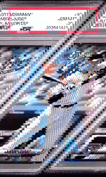 2017 Bowman Rookie of the Year Favorites Aaron Judge #ROYF9 PSA 10