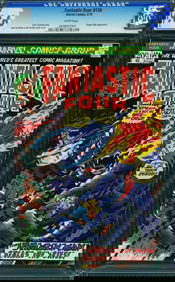 FANTASTIC FOUR #134, CGC 9.6 NM+