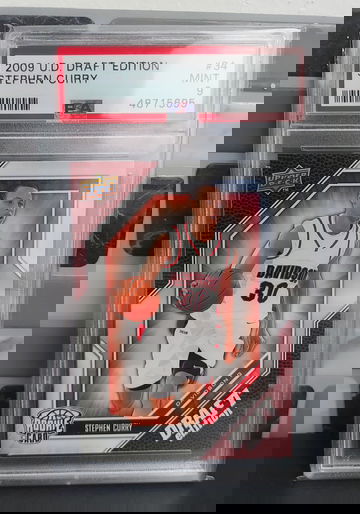 2009-10 UD Stephen Curry PSA 9