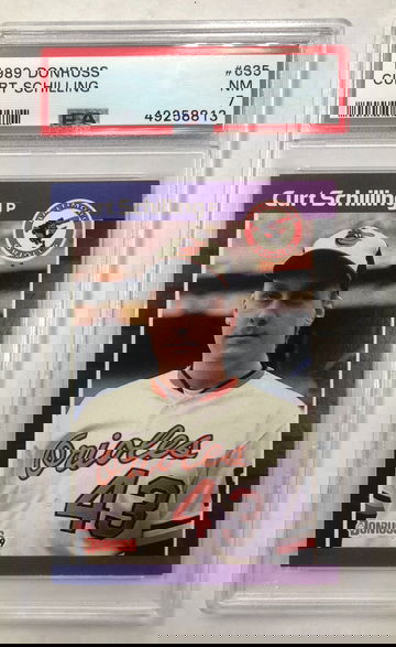 1989 Donruss Curt Schilling PSA 7