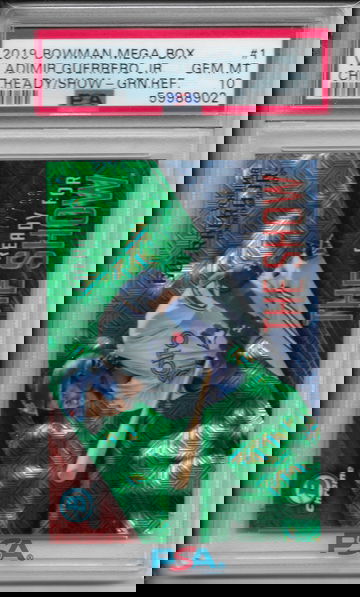 VLADIMIR GUERRERO JR. 2019 Bowman Chrome Ready for the Show #1 RC /99 PSA 10 Gem Mint RC