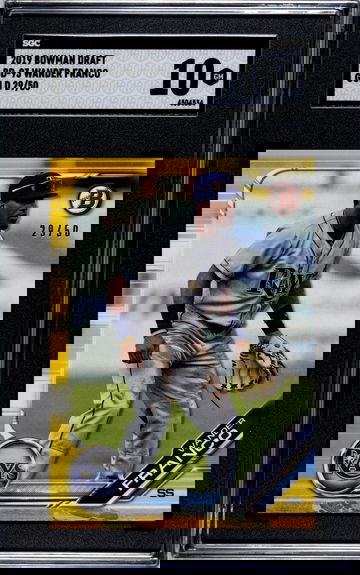 2019  Bowman Draft Wander Franco Gold 29/50 SGC 10 Gem Mint