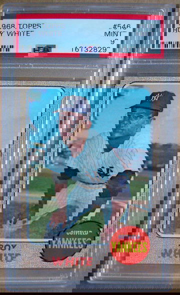 Roy White 1968 Topps #546 PSA 9 Yankees