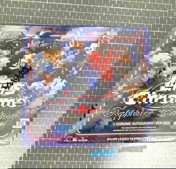 2024 Topps Chrome Baseball Sapphire Hobby Box, Sealed Ready to Ship