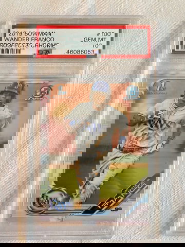 2019 Bowman Chrome Wander Franco PSA 10