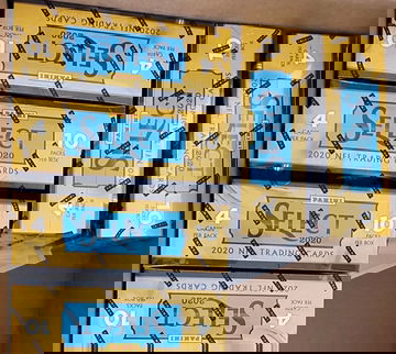 2020 select football mega box - 6 box lot 