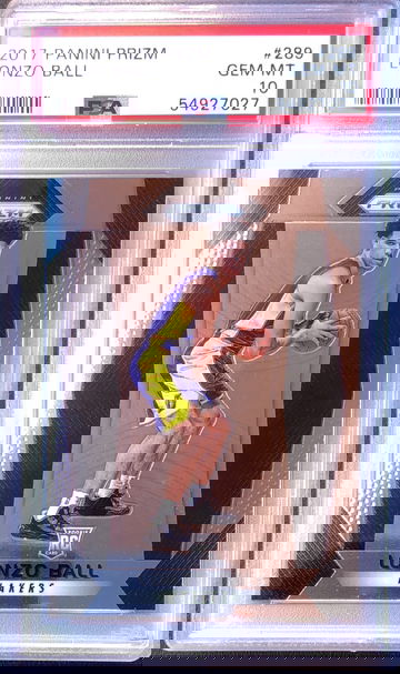 2017 Panini Prizm Lonzo Ball 289 RC Rookie PSA 10 Gem Mint